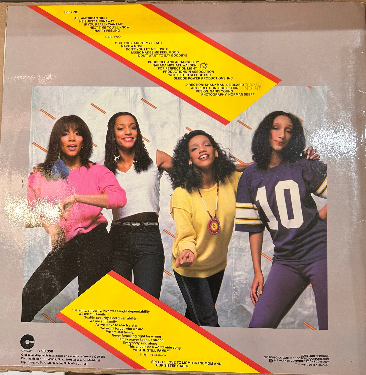 LP Sister Sledge ‎– All American Girls gebraucht (Exklusiver Artikel zur Abholung im Laden)