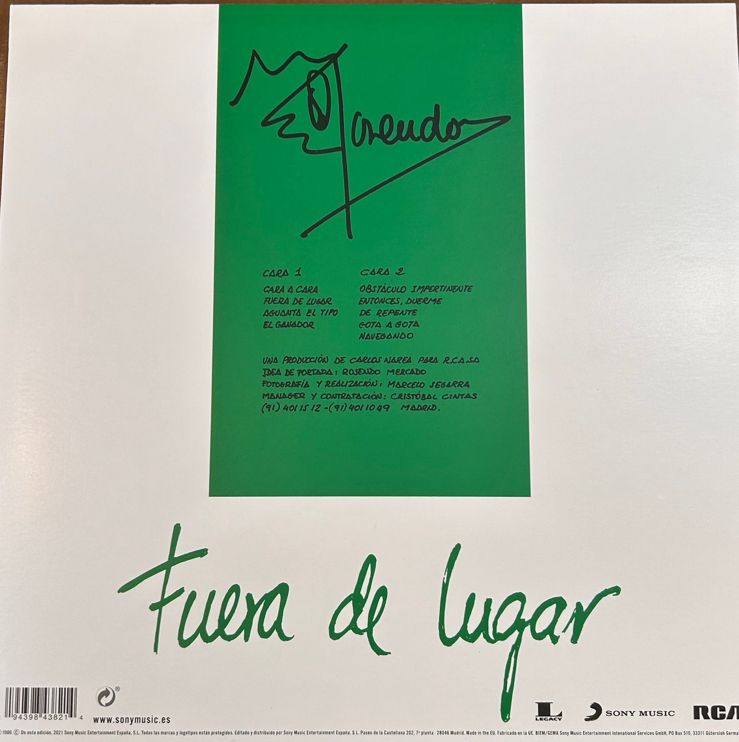 LP Rosendo – Fuera De Lugar Gebraucht