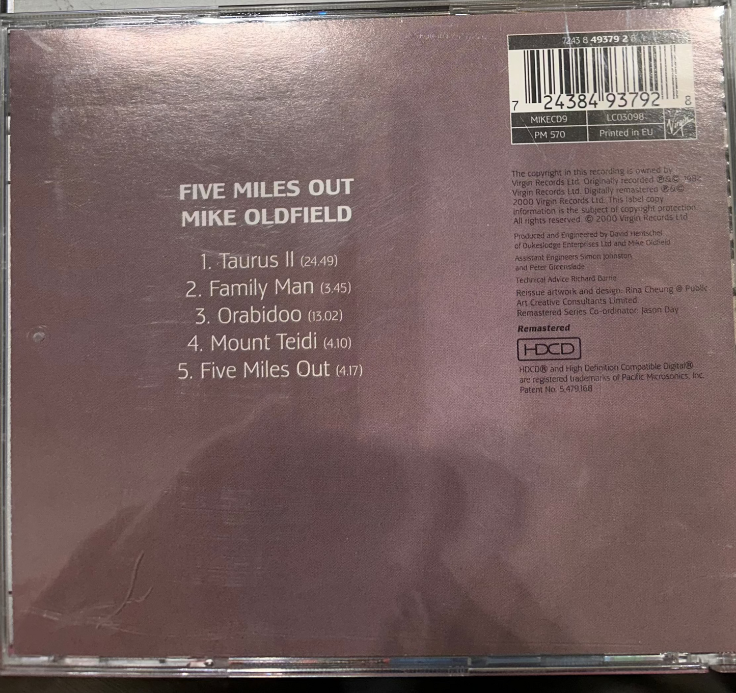 CD Mike Oldfield ‎– Five Miles Out Gebraucht