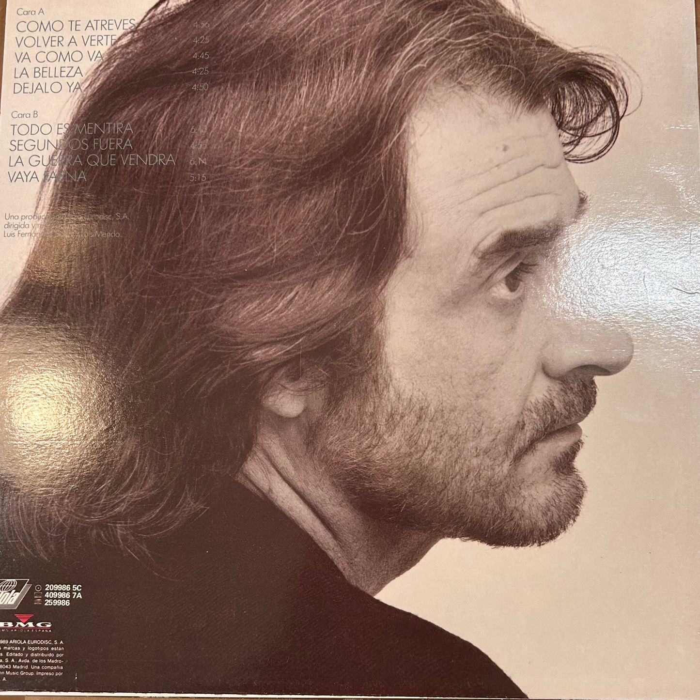 LP Luis Eduardo Aute – Segundos Fuera 2. Hand (Exklusiver Artikel zur Abholung im Laden)