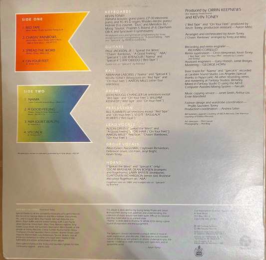 LP Kevin Toney - Special K 2ª Mano
