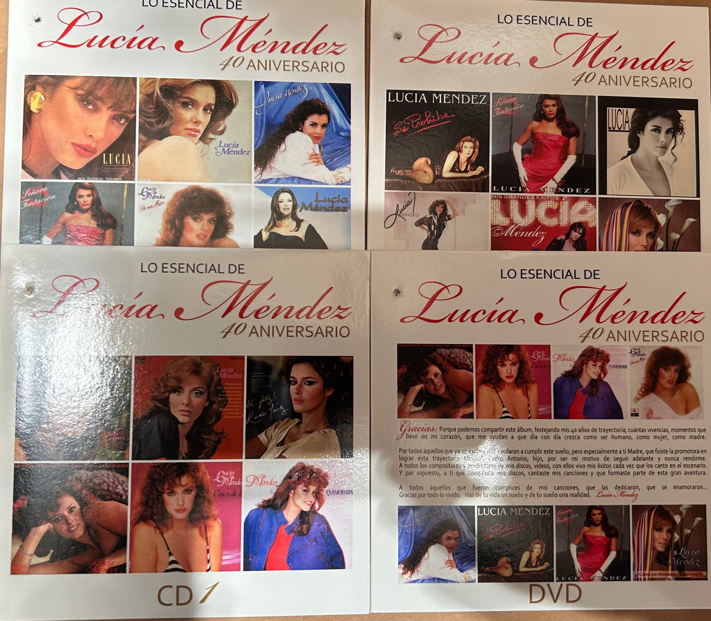 CD Lucía Méndez  – Lo Esencial 40 Aniversario 2ª Mano