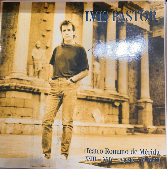 LP Luis Pastor – Directo. Teatro Romano De Mérida XXIII - XXIV Agosto MCMXCI 2ª Mano