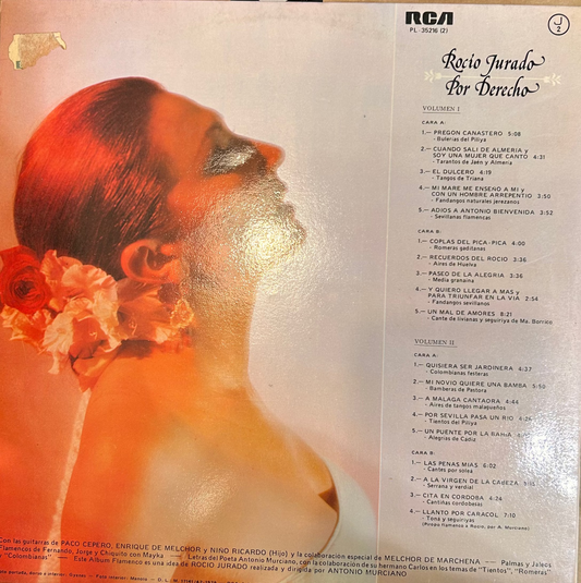 LP Rocio Jurado ‎– Por Derecho 2ª Mano