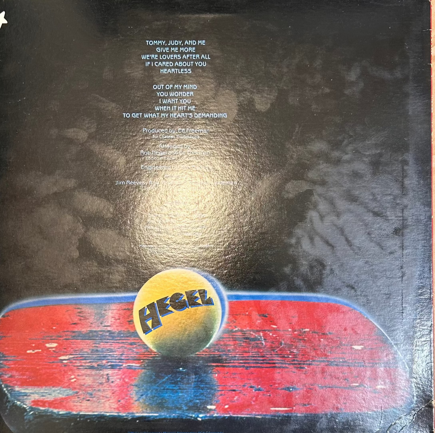 LP Rob Hegel – Hegel 2ª mano (Producto exclusivo recogida en tienda)