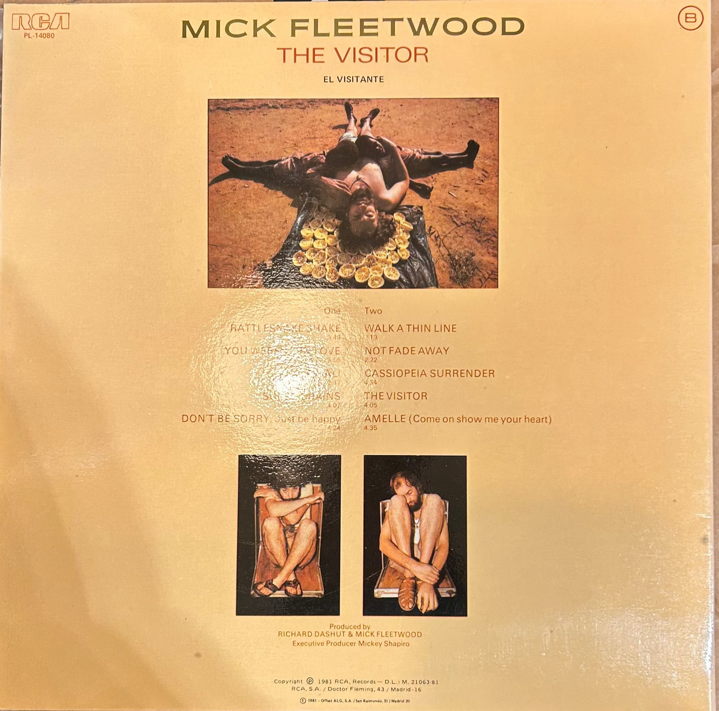 LP Mick Fleetwood – The Visitor = Der Besucher 2. Hand