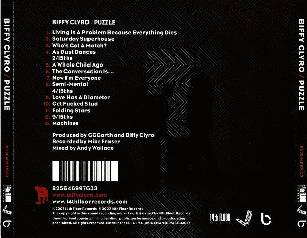 CD Biffy Clyro ‎– Puzzle Neu, versiegelt