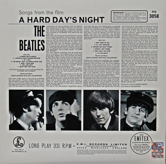 LP The Beatles ‎– A Hard Day's Night Nuevo precintado