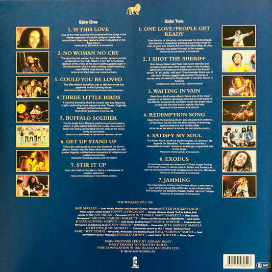 LP Bob Marley & The Wailers - Legend - The Best Of Bob Marley And The Wailers Nuevo precintado