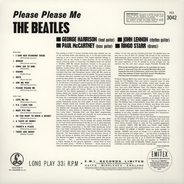 LP The Beatles – Please Please Me Nuevo precintado