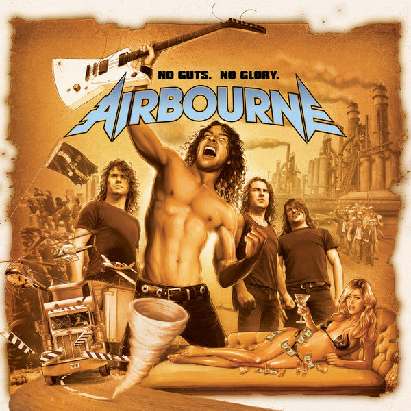 LP Airbourne – No Guts. No Glory Nuevo precintado