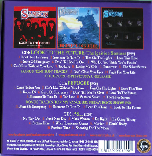 CD Samson ‎– Look To The Future / Refugee / P.S.... Nuevo precintado