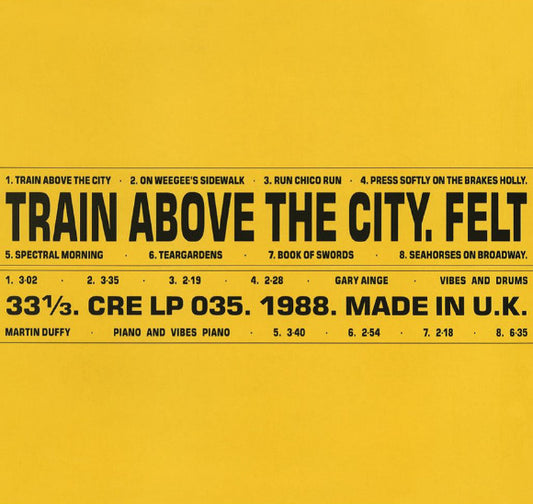 LP Felt ‎– Train Above The City  Nuevo precintado