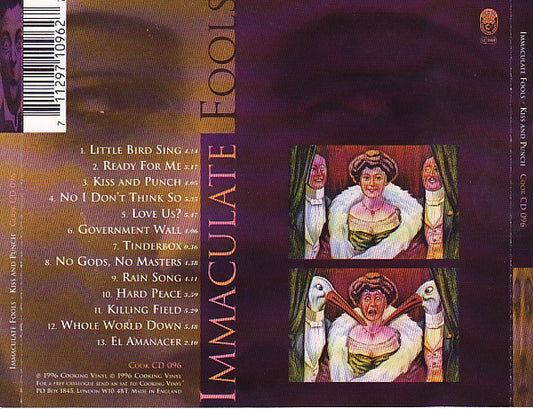 CD Immaculate Fools ‎– Kiss And Punch Nuevo precintado