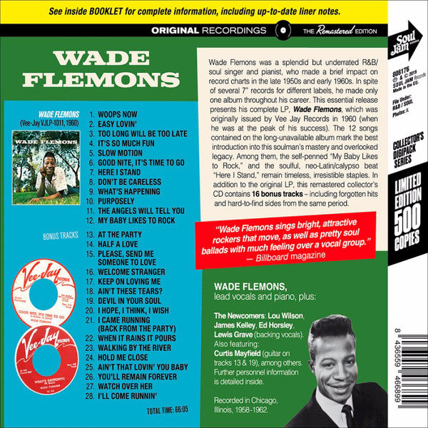 CD Wade Flemons ‎– Wade Flemons Nuevo precintado