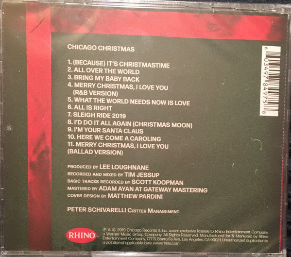 CD Chicago ‎– Chicago Christmas Nuevo precintado