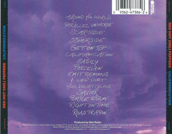 CD Red Hot Chili Peppers ‎– Californication  Nuevo precintado