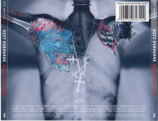 CD Ozzy Osbourne – Down To Earth Nuevo precintado