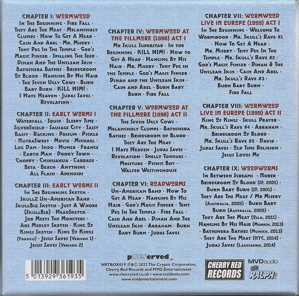 CD Box Set The Residents ‎– Wormwood Box Nuevo precintado