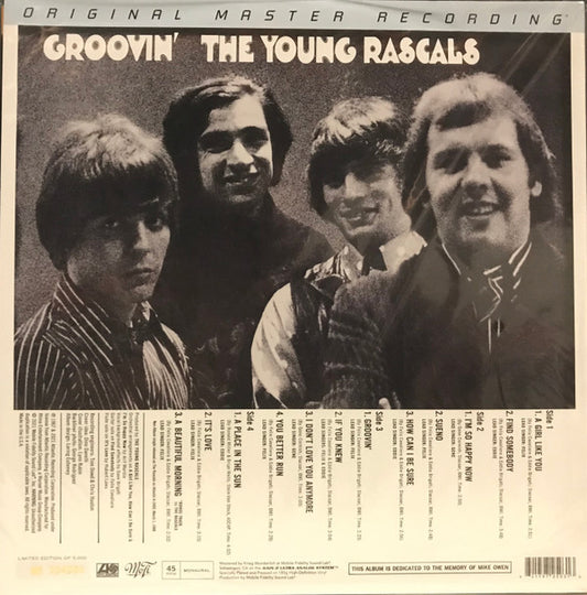 LP The Young Rascals ‎– Groovin' Nuevo precintado