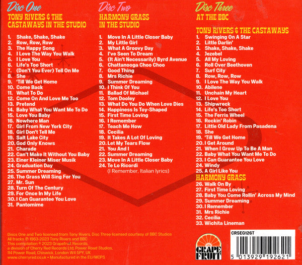 CD Tony Rivers – Move In A Little Closer (The Complete Recordings 1963-1970) Nuevo precintado