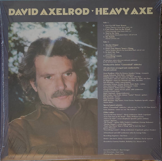 LP David Axelrod ‎– Heavy Axe Nuevo precintado