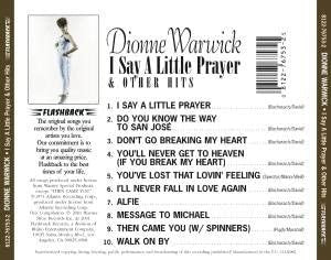 CD Dionne Warwick – I Say A Little Prayer & Other Hits Nuevo precintado