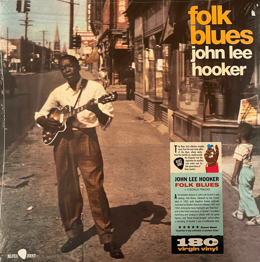 LP John Lee Hooker ‎– Folk Blues Nuevo precintado