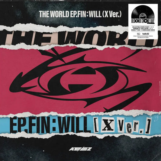 LP Ateez – The World Ep.Fin : Will (X Ver.) Neu, versiegelt