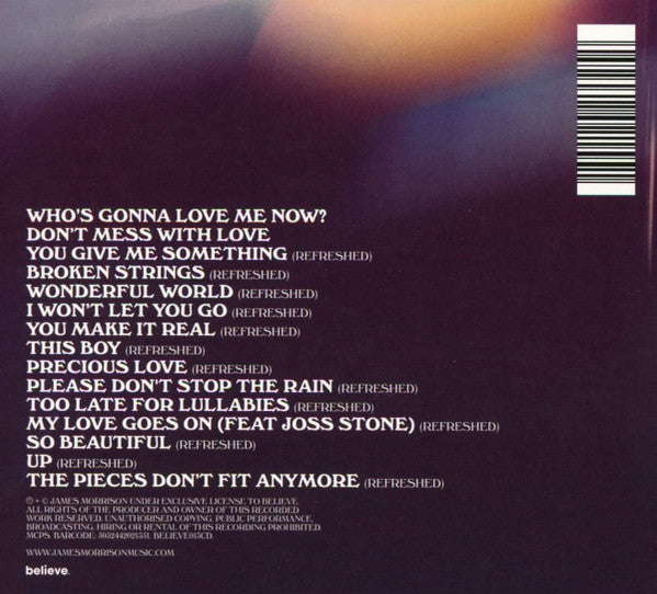 CD James Morrison ‎– Greatest Hits Nuevo precintado