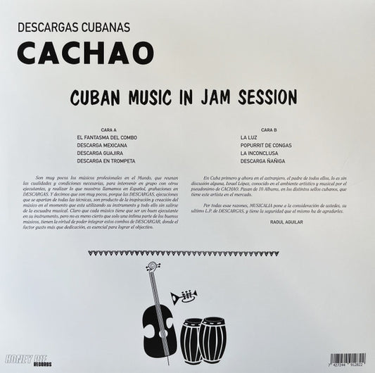 LP Cachao ‎– Cuban Music In Jam Session Nuevo precintado