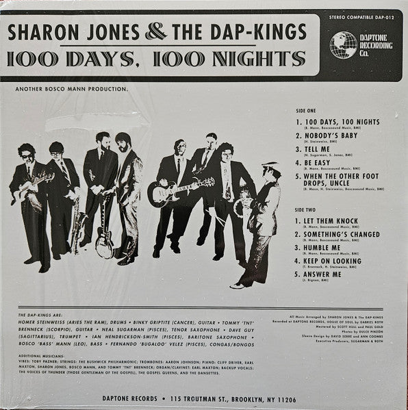 LP Sharon Jones & The Dap-Kings – 100 Days, 100 Nights Nuevo precintado