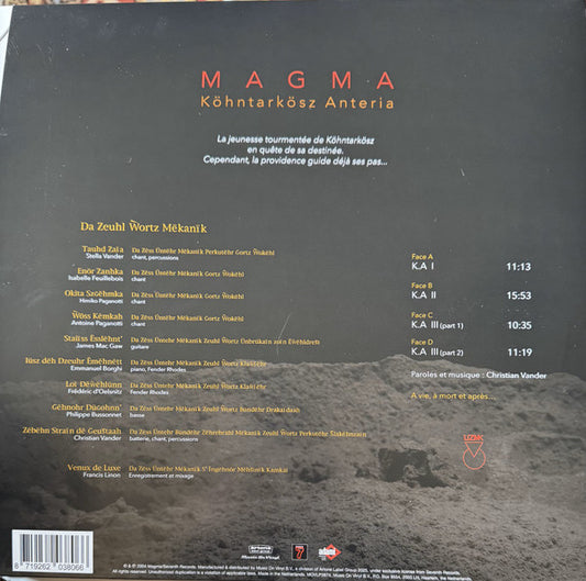 LP Magma  ‎– Köhntarkösz Anteria Nuevo precintado