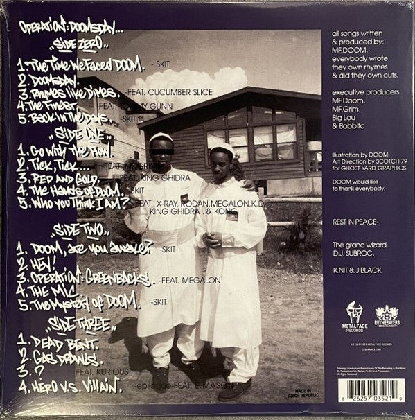 LP MF Doom - Operation Doomsday Nuevo precintado