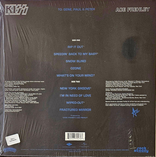 LP Kiss, Ace Frehley ‎– Ace Frehley Nuevo precintrado