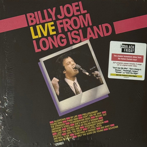 LP Billy Joel ‎– Live From Long Island Nuevo precintado
