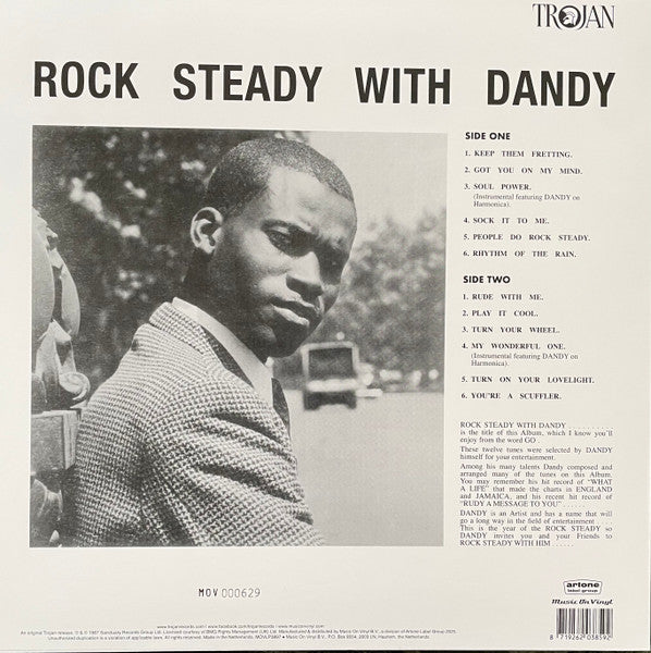 LP Dandy – Rock Steady With Dandy Nuevo precintado