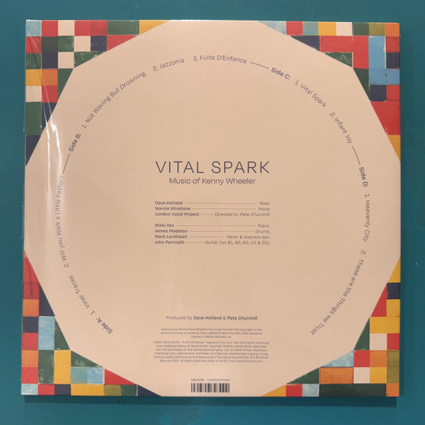 LP Dave Holland, Norma Winstone & London Vocal Project ‎– Vital Spark - Music Of Kenny Wheeler Nuevo precintado
