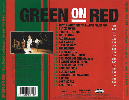 CD Green On Red ‎– Gas Food Lodging / Green On Red Nuevo precintado