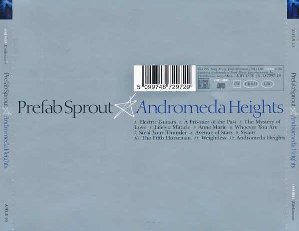 CD Prefab Sprout ‎– Andromeda Heights Nuevo precintado (Producto exclusivo recogida en tienda)