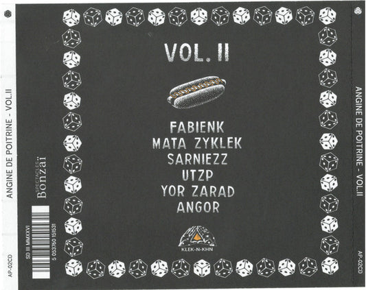 CD Angine De Poitrine ‎– Vol. II Nuevo precintado