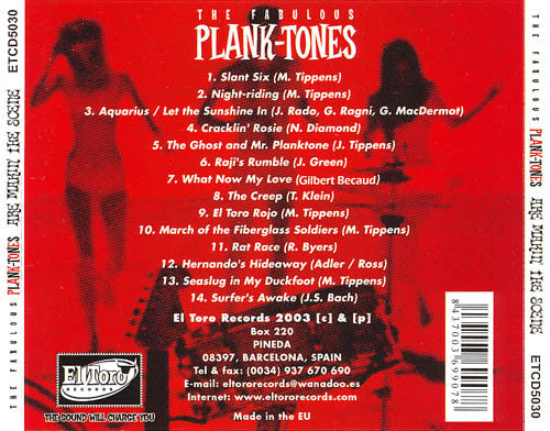 CD The Fabulous Plank-Tones ‎– Are Makin’ The Scene! 2ª mano