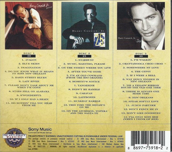 CD Harry Connick, Jr. ‎– 20 / 25 / 30 Nuevo precintado