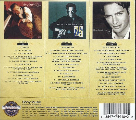 CD Harry Connick, Jr. ‎– 20 / 25 / 30 Nuevo precintado