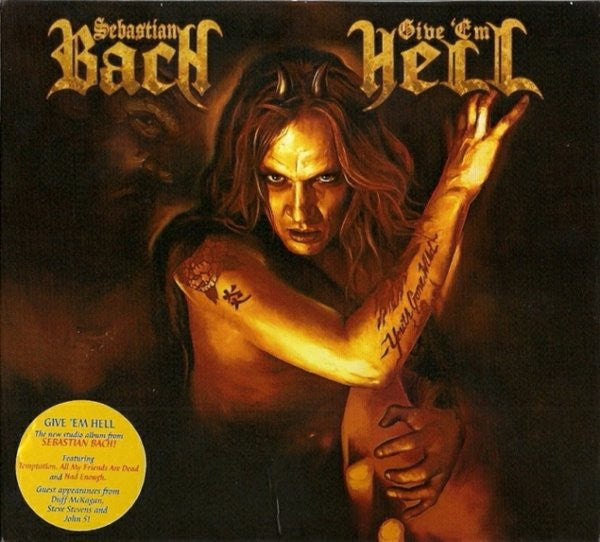 CD Sebastian Bach ‎– Give 'Em Hell Nuevo precintado