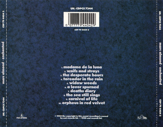 CD Marc Almond ‎– Enchanted 2ª mano