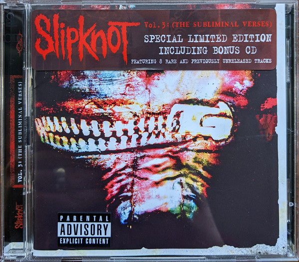 CD Slipknot ‎– Vol. 3: (The Subliminal Verses) Nuevo precintado