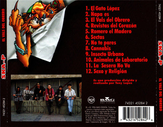 CD Ska-P ‎– El Vals Del Obrero Nuevo precintado