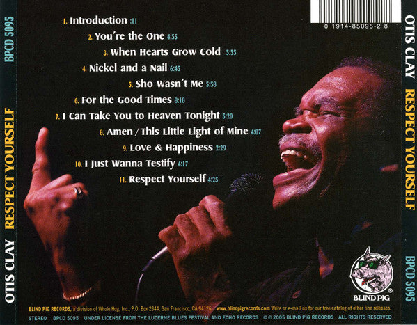 CD Otis Clay ‎– Respect Yourself Nuevo precintado