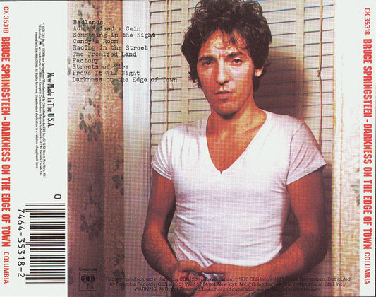 CD Bruce Springsteen ‎– Darkness On The Edge Of Town 2ª mano